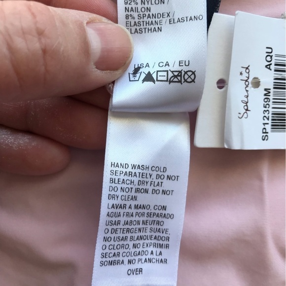 Splendid floral two piece bikini bathing suit reversible bottom. New with tags. - Picture 6 of 14